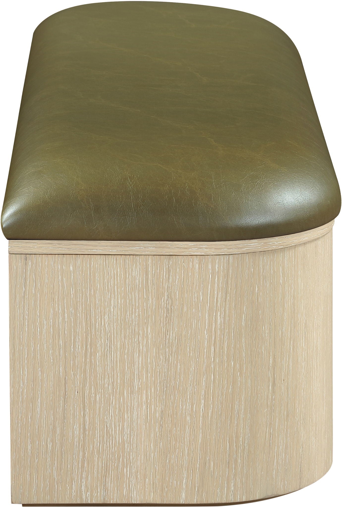 Velden - Upholstered Storage Bench With Stained Natural Base