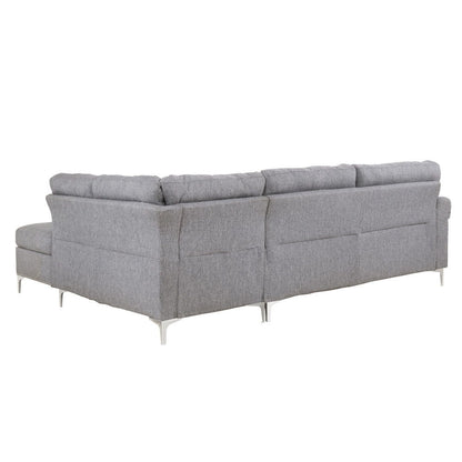 Melvyn - Sectional Sofa - Gray Fabric