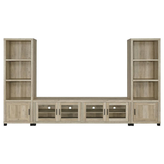 Sachin - 3-Piece Entertainment Center With 79" TV Stand