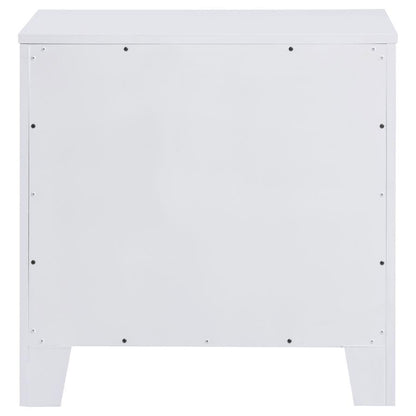 Anastasia - 2-Drawer Nightstand - Pearl White