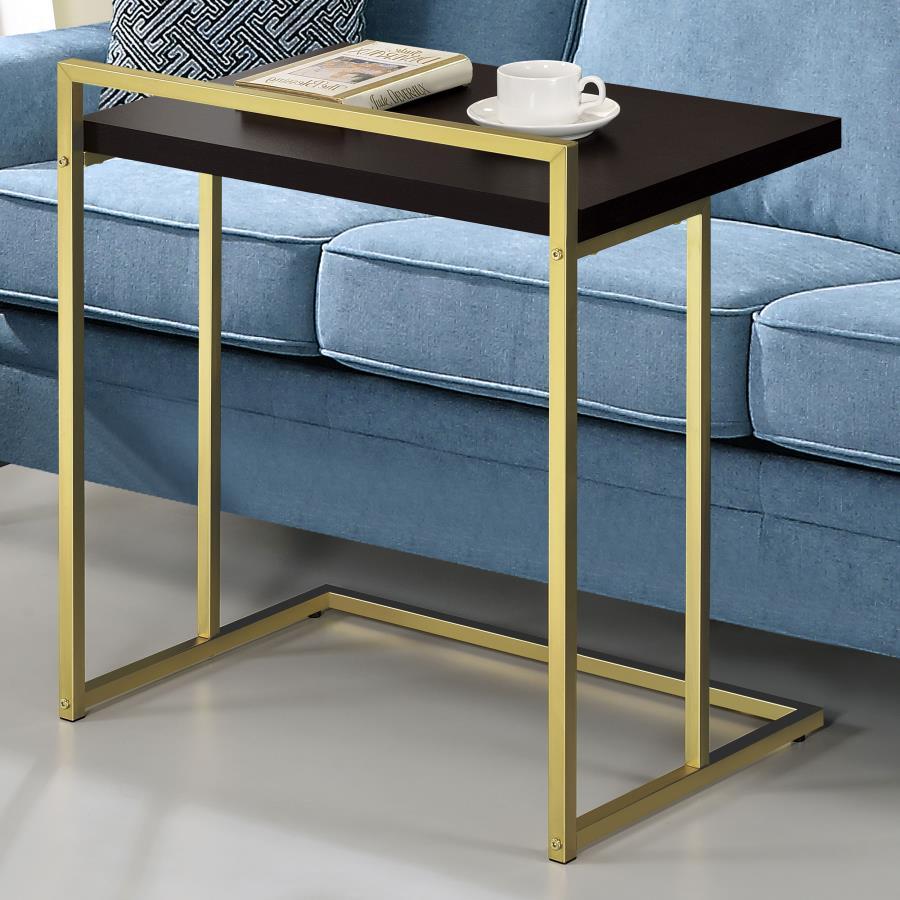 Dani - Rectangular C-Shaped Sofa Side Table