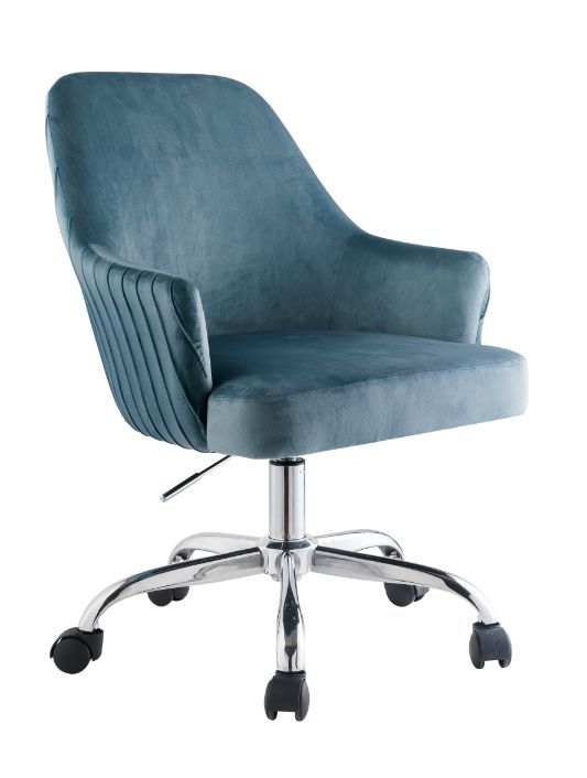 Vorope - Office Chair - Blue Velvet