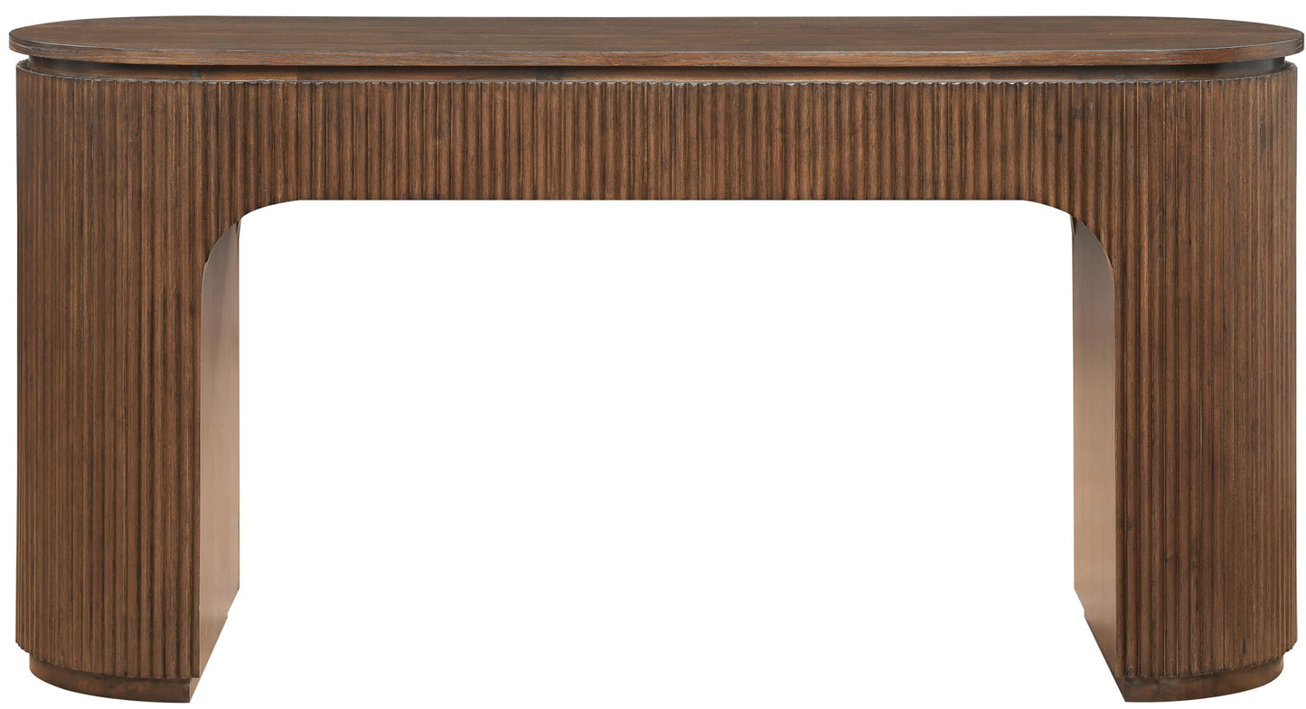 Astrid - Solid Wood And Oak Veneer Desk