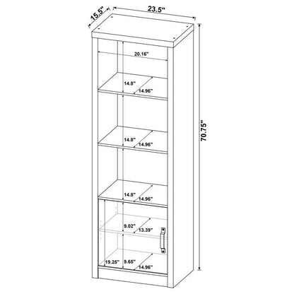 Burke - 3 Piece Entertainment Center - Gray Driftwood