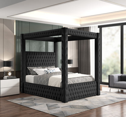 Annabelle - Queen Canopy Bed - Black