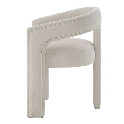 Gamarya - Side Chair (Set of 2) - White Chenille