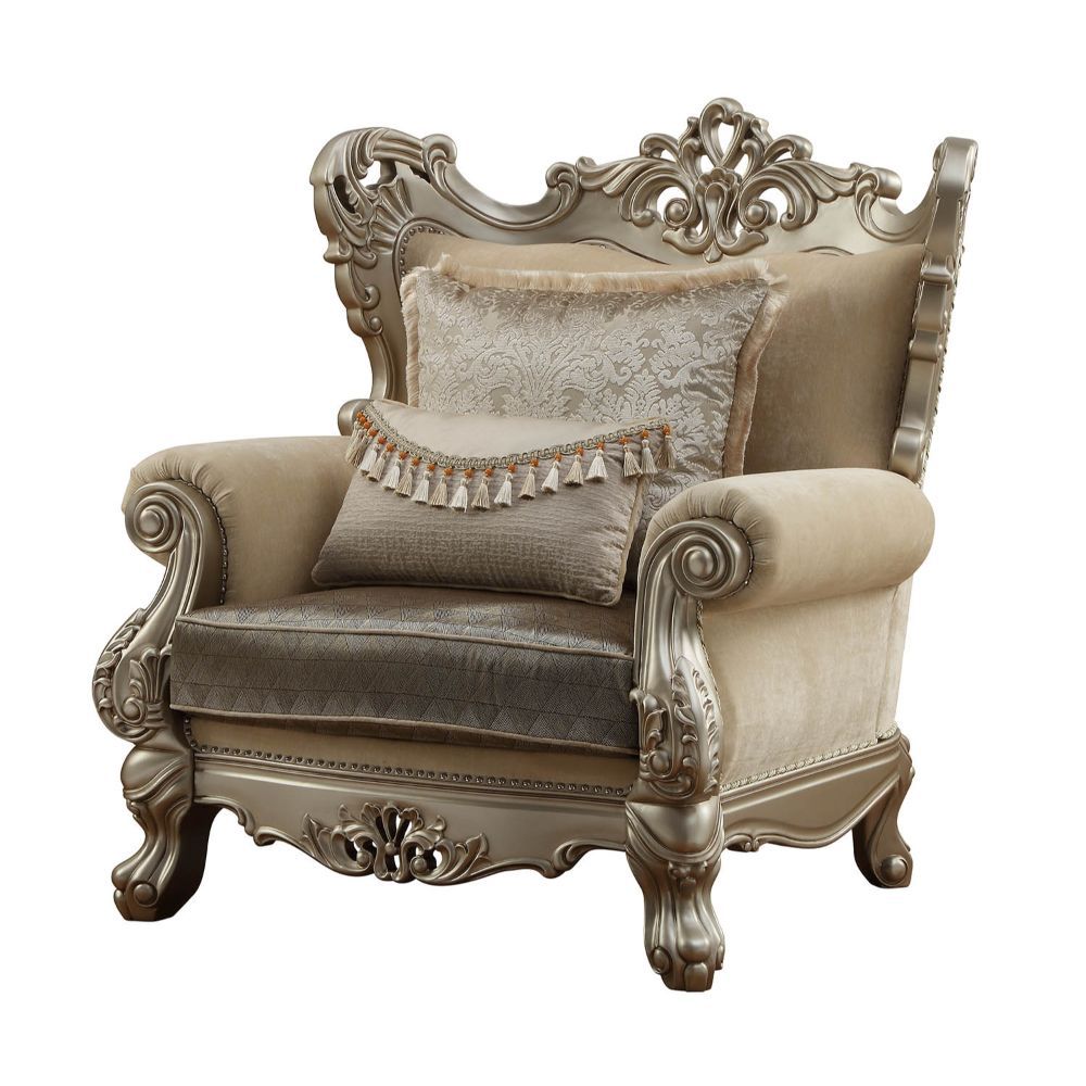 Ranita - Chair - Fabric & Champagne