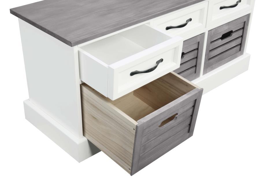 Alma - 3-drawer Storage Bench