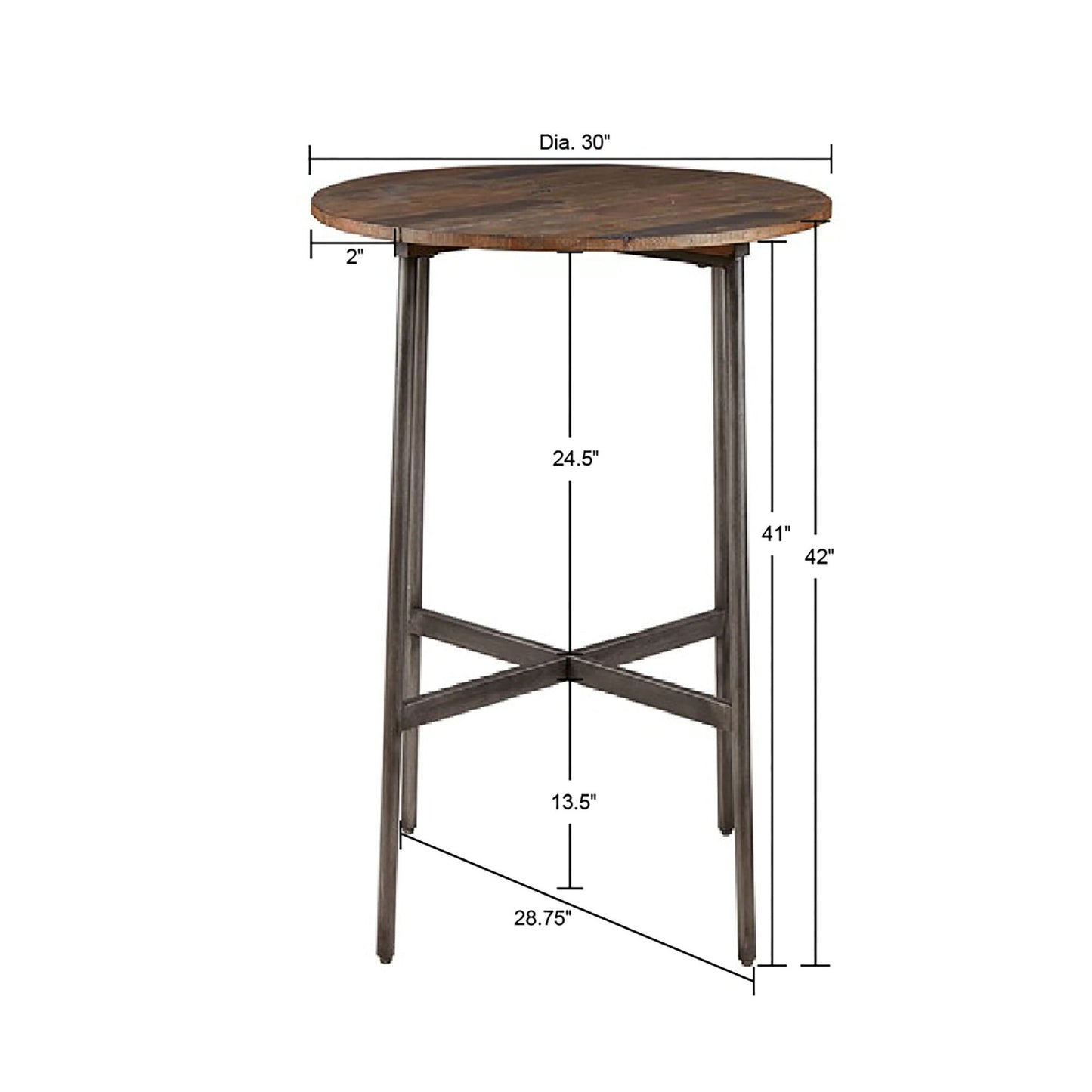 Renu - Bar Table - Light Brown