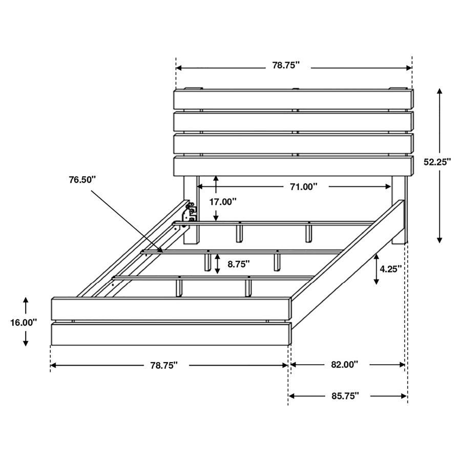 Brantford - Wood Panel Bed