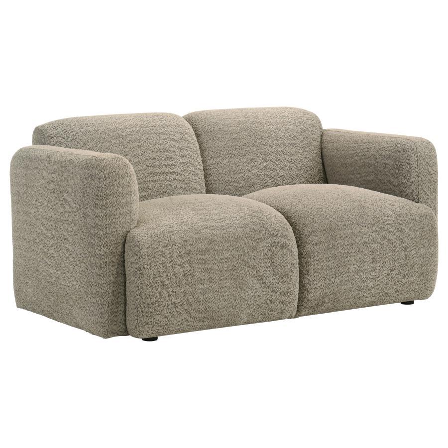 Dorset - Upholstered Round Track Arm Sofa Set