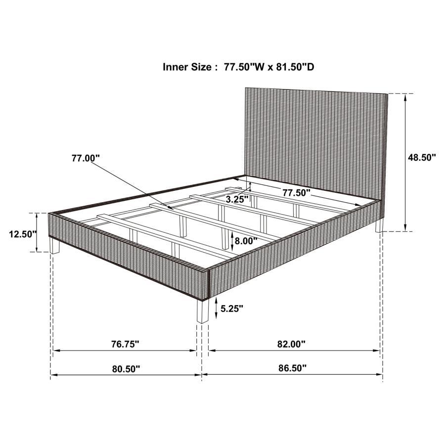 Zyla - Wood Panel Bed