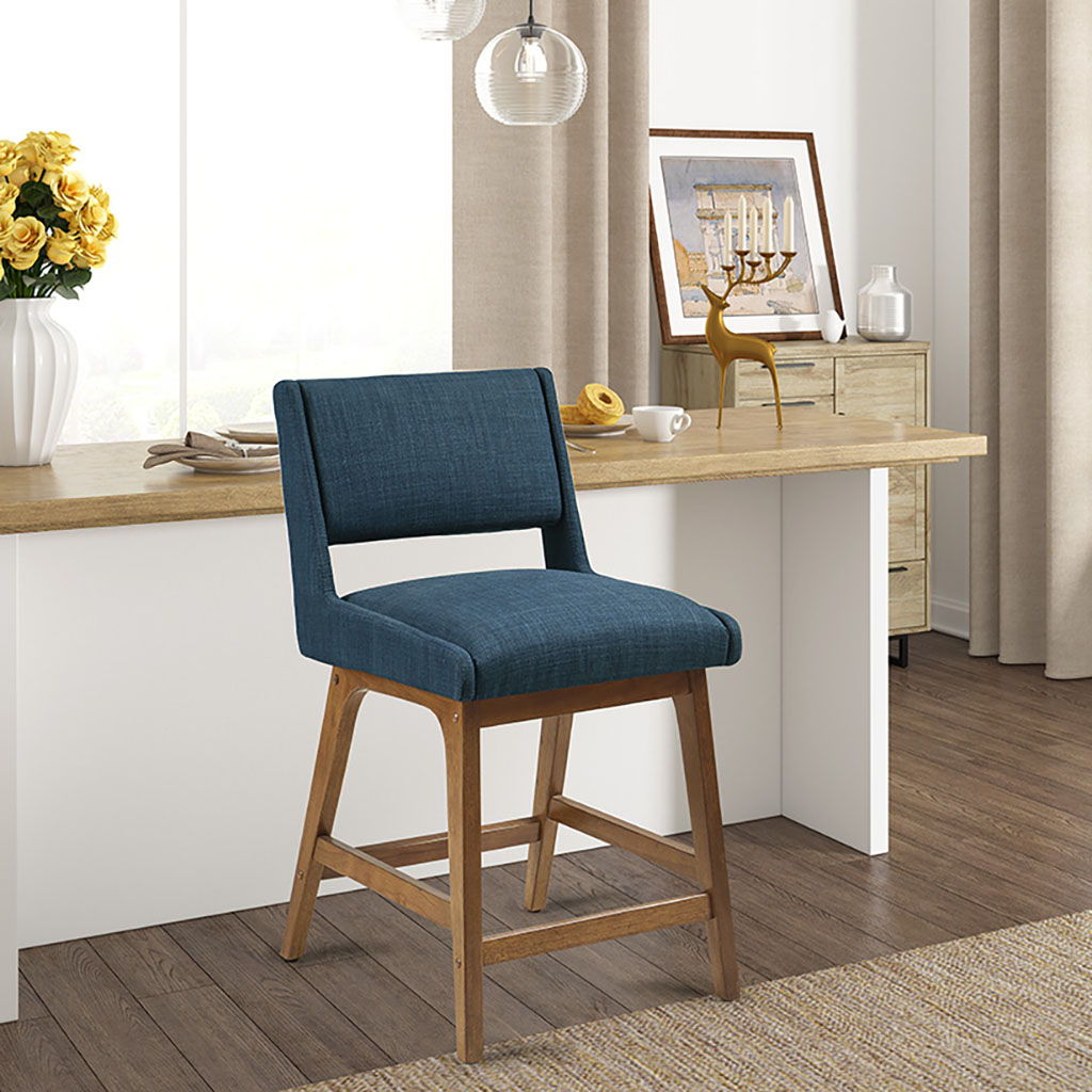 Boomerang - Counter Stool - Navy