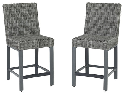 Palazzo - Gray - Tall Barstool (Set of 2)