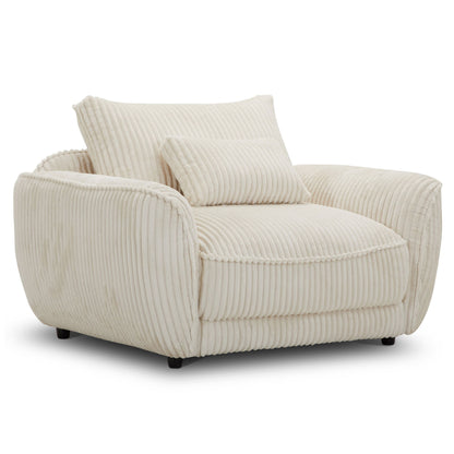 Utopia - Sofa And 2 Chair And Half - Mega Ivory