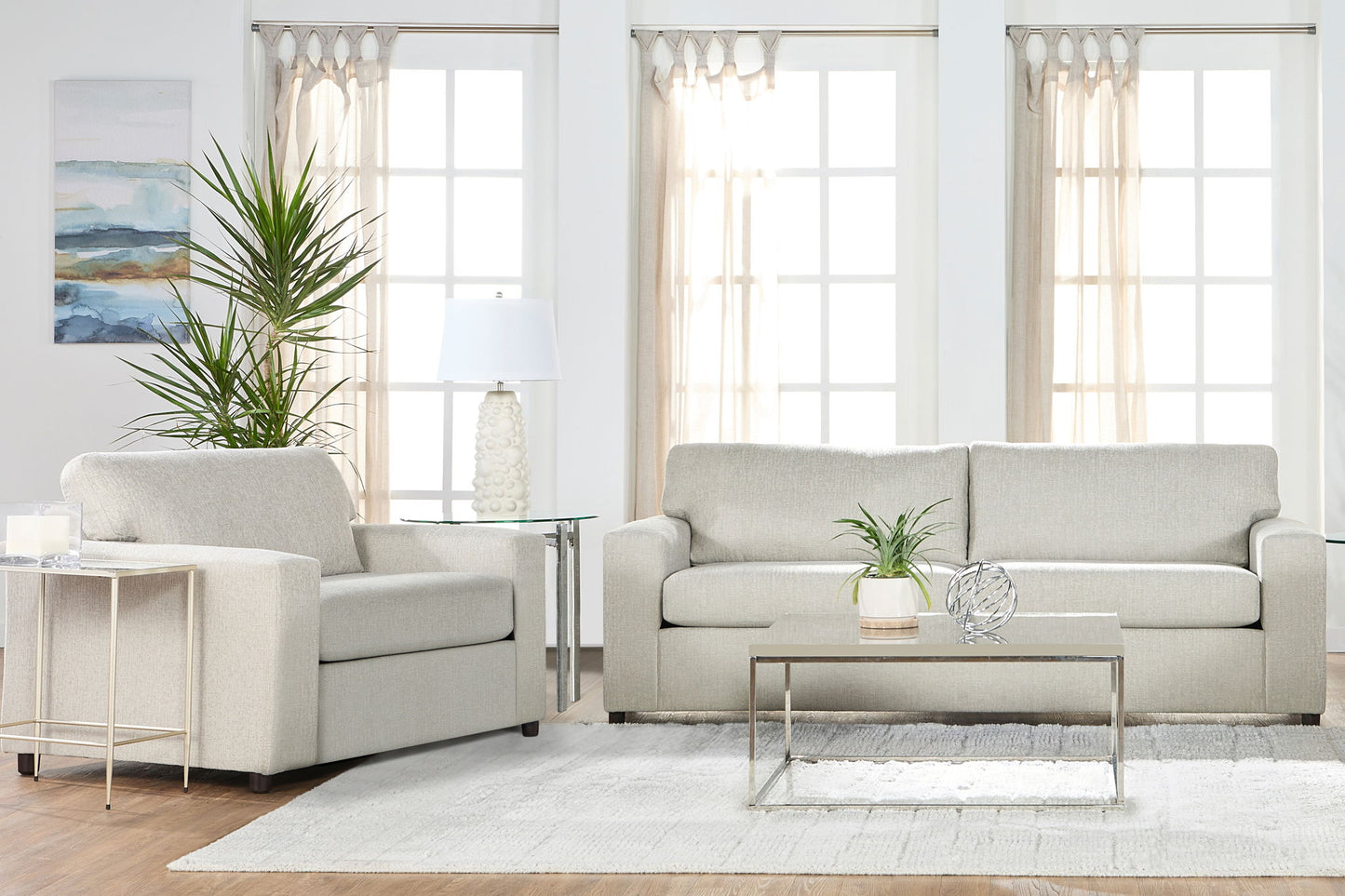 Kylo - 2 Piece Sofa And Cuddle Chair Set