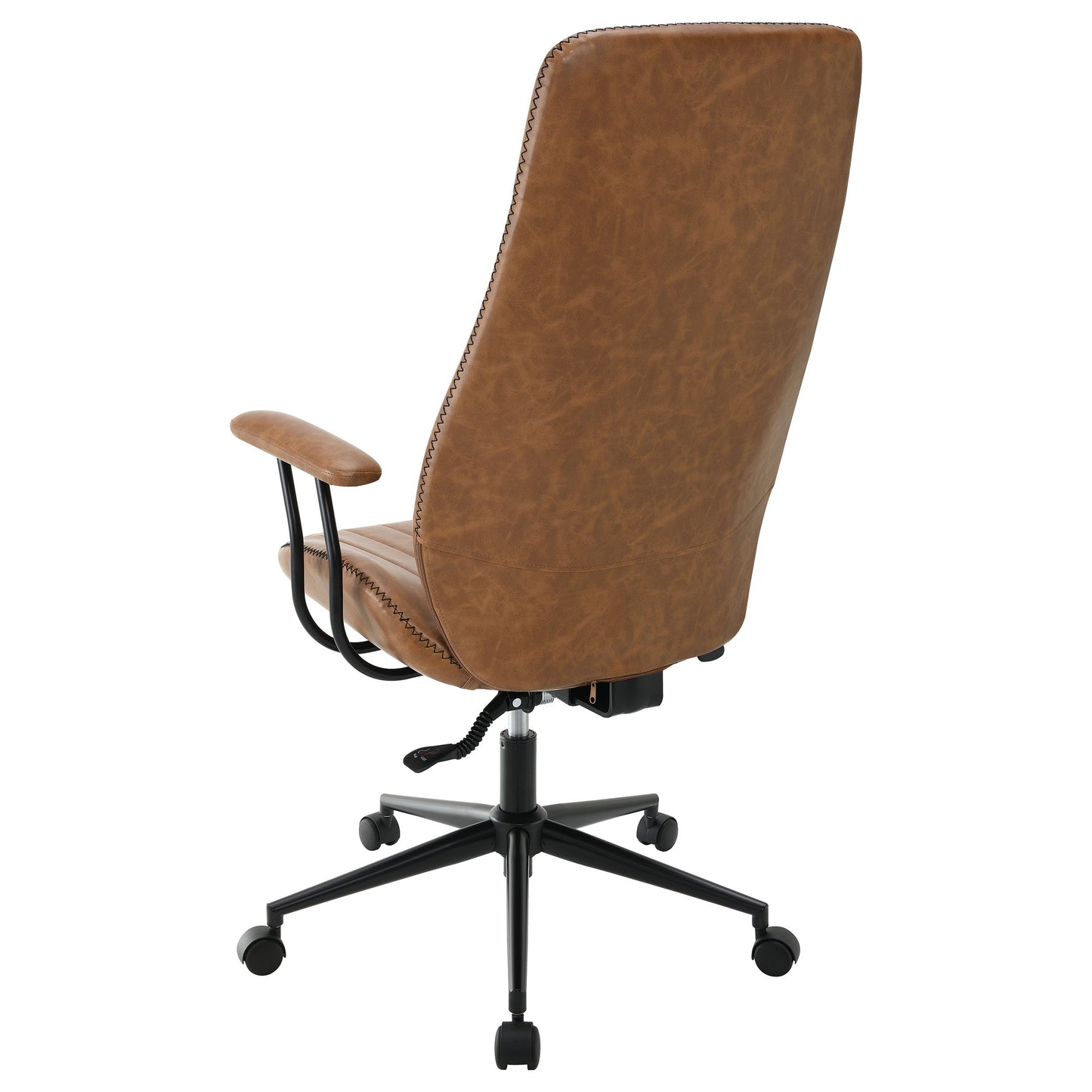 Ranger - Upholstered Adjustable Home Office Desk Chair - Brown