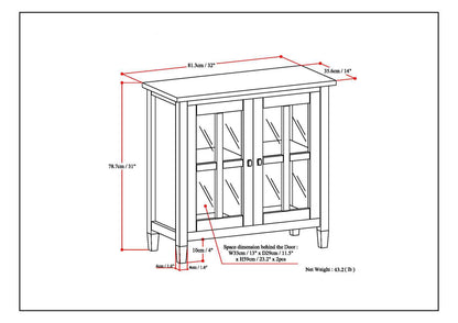 Warm Shaker - Low Storage Cabinet