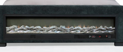 Preston - Upholstered Audio Flame Visualizer Bed