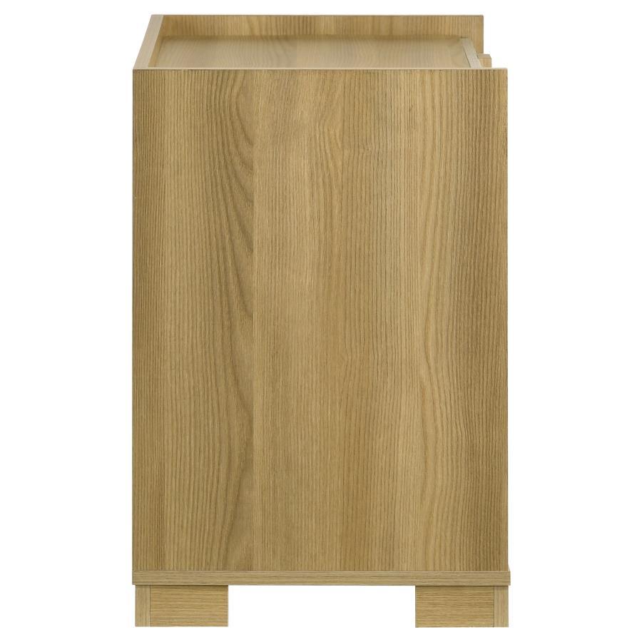 Hyland - 2 Drawers Nightstand Bedside Table - Natural