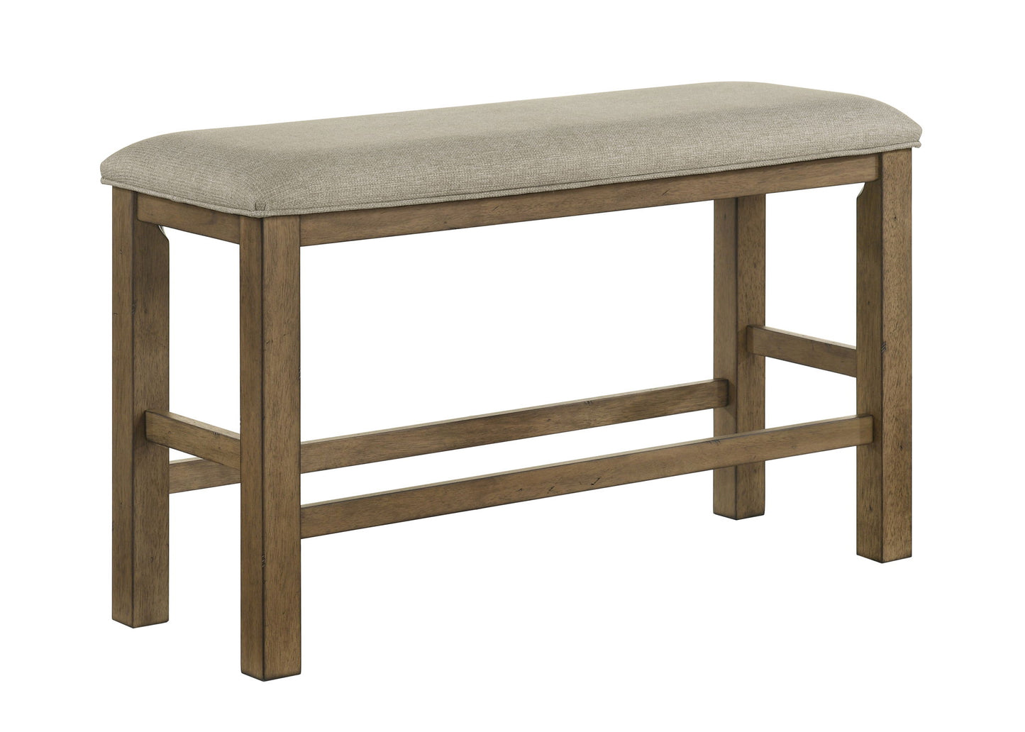 Cockrell - Counter Height Bench - Light Brown / Beige