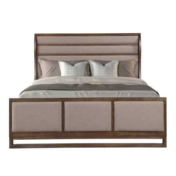 Arcadia - Queen Bed - Brown Light