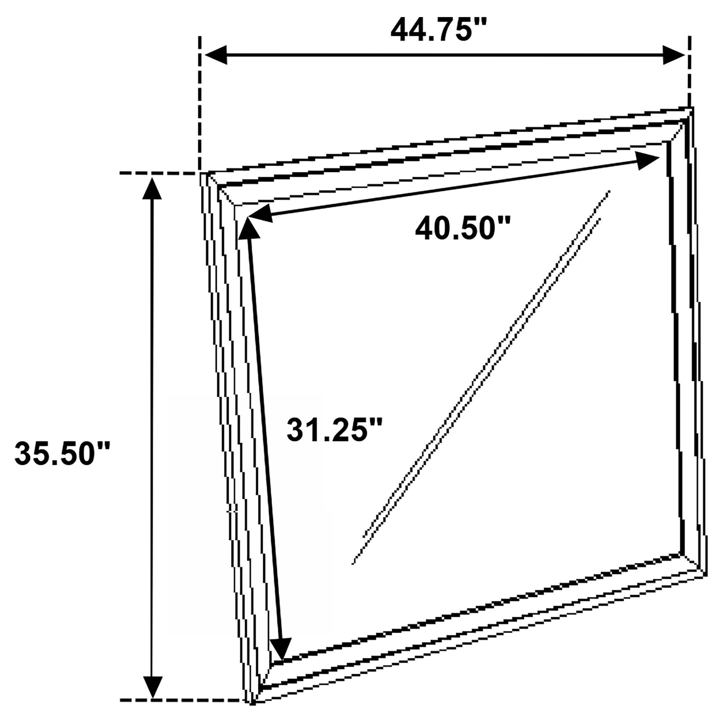 Sonora - Dresser Mirror - White