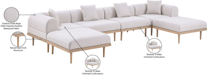 Laguna - 6 Piece 142" Outdoor Patio Modular Sectional