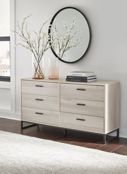 Socalle - Six Drawer Dresser