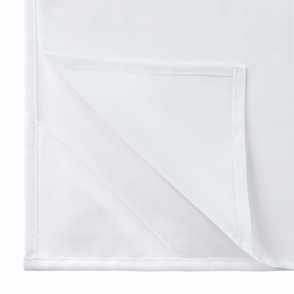 Plain Weave - Essential Fabric Shower Curtain - White