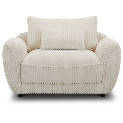 Utopia - Sofa And 2 Chair And Half - Mega Ivory