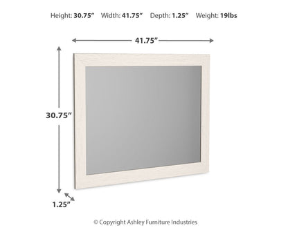 Stelsie - White - Bedroom Mirror