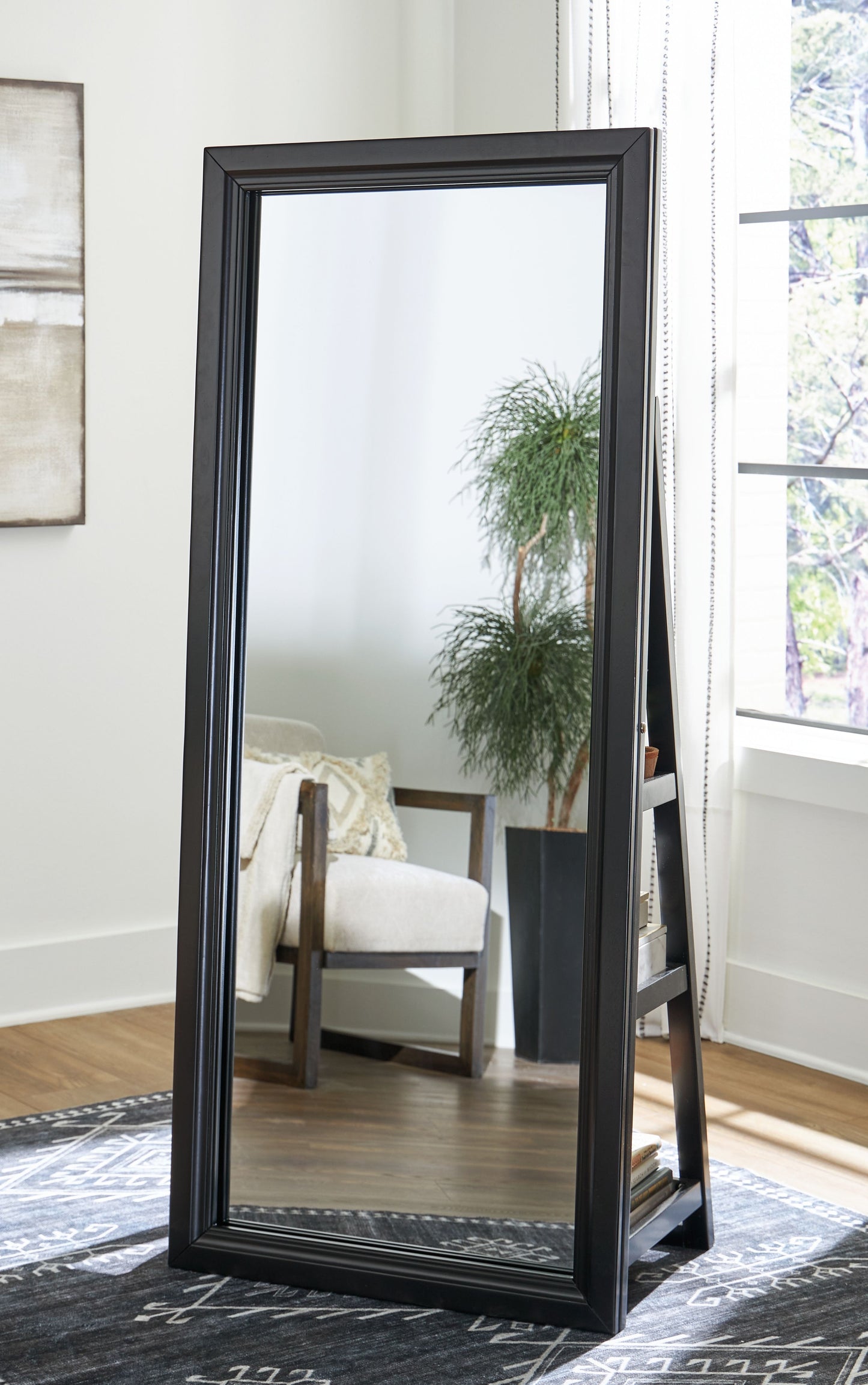 Evesen - Floor Standing Mirror/Storage