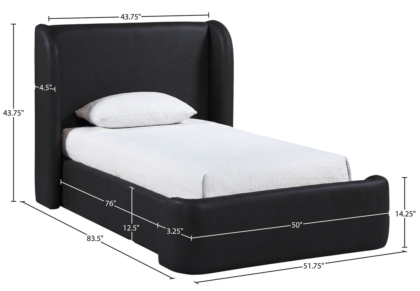 Warby - Upholstered Bed