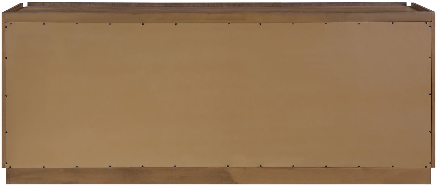 Everson - Oak Veneer And Solid Wood Sideboard/Buffet - Brown