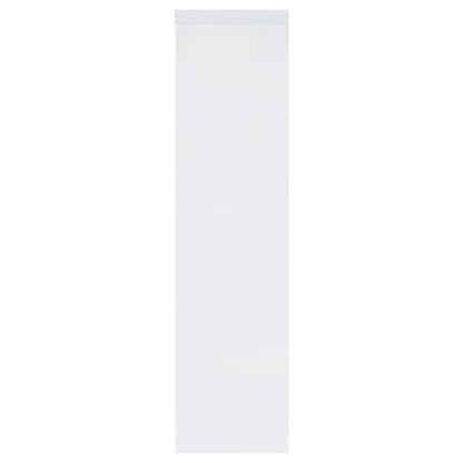 Jude - 3-Shelf Engineered Wood Media Tower - High Gloss White