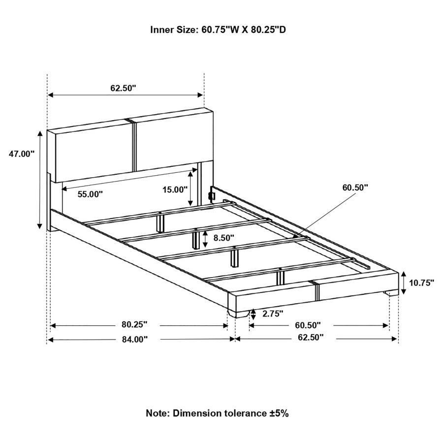 Conner - Upholstered Panel Bed