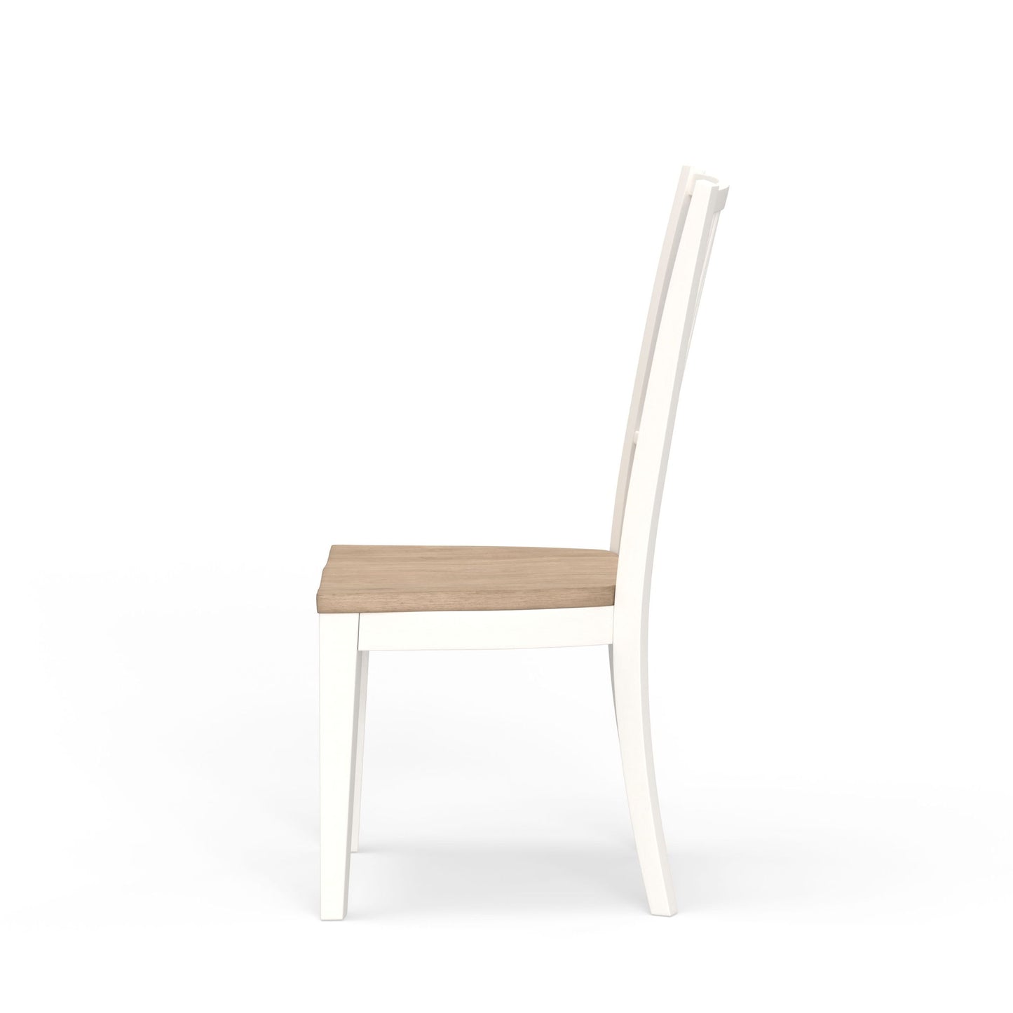 Americana Modern Dining - Spindle Back Dining Chair (Set of 2) - Cotton White