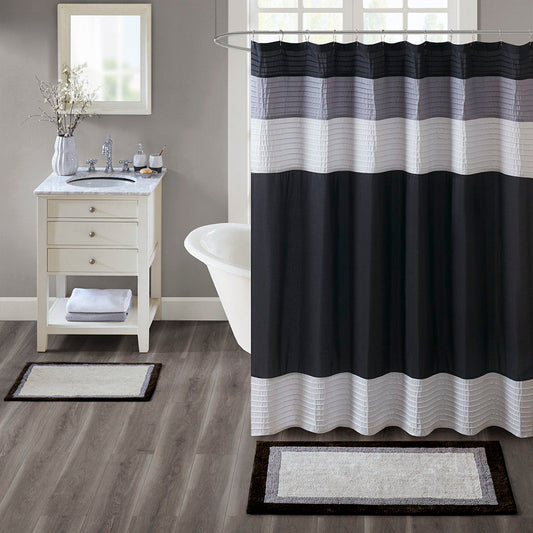 Amherst - Tufted Bath Rug - Black