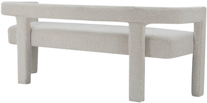 Athena - Boucle Fabric Bench
