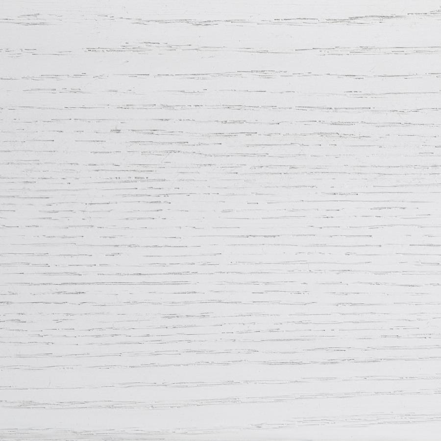 Marielle - California King Headboard Panel Bed - Distressed White