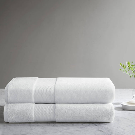 Turkish Bath Sheet 2 Piece Set - White