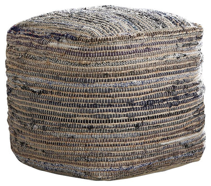 Absalom - Denim - Pouf