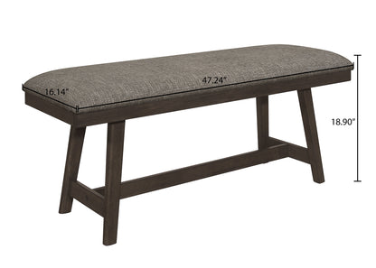 Ember - Bench - Gray & Walnut