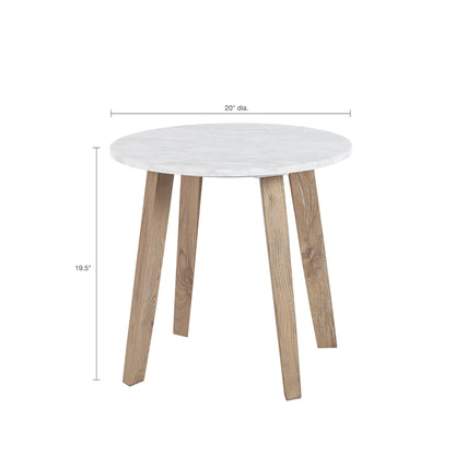 Milo - End Table - White