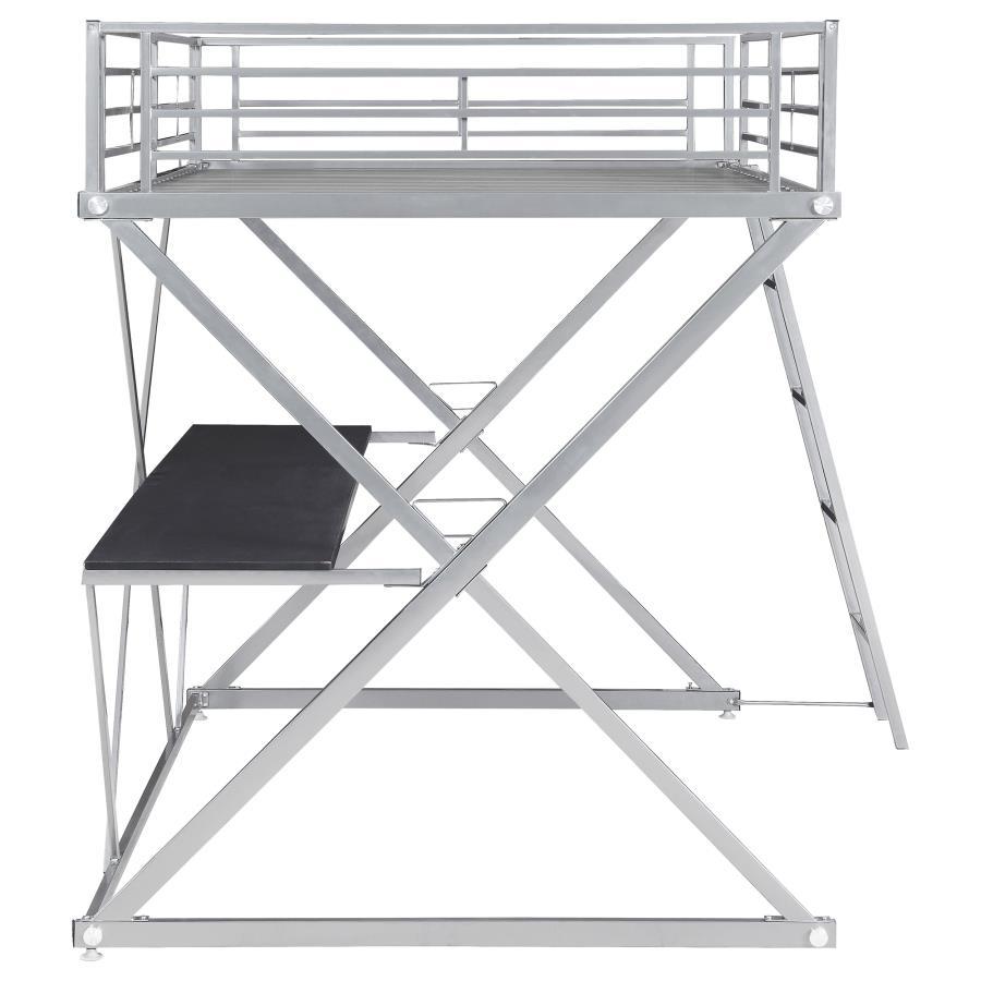 Hyde - Metal Workstation Loft Bed