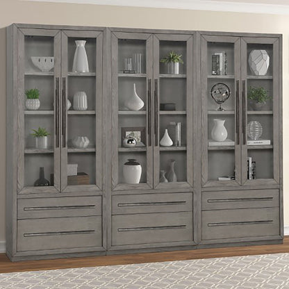 Pure Modern - 3 Piece Library Wall - Moonstone