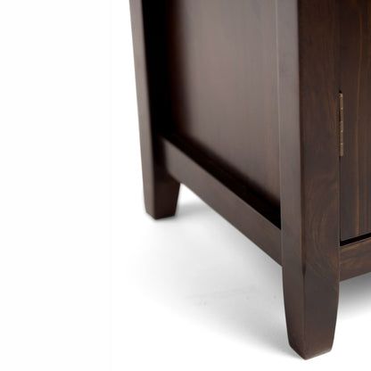 Burlington - Medium Storage Cabinet - Mahogany Brown