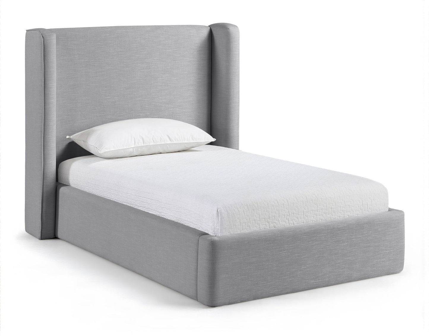 Kendall - Linen Textured Fabric Upholstered Bed