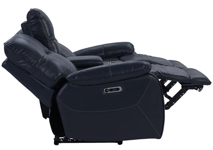 Axel - Power Console Loveseat - Admiral